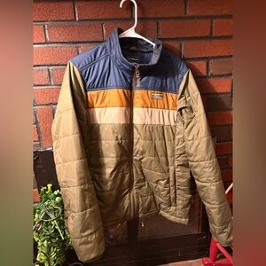 Vintage Style LL Bean Colorblock Puffer – Women’s L Winter Jacket